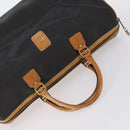 BALLY Hand Bag Leather PVC 4 Set Black Red Navy Auth bs29555-10