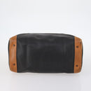 BALLY Hand Bag Leather PVC 4 Set Black Red Navy Auth bs29555-12