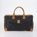 BALLY Hand Bag Leather PVC 4 Set Black Red Navy Auth bs29555-8