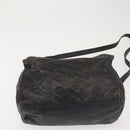 GIVENCHY Pandora Hand Bag Leather 2way Black Gold Auth bs29556-11