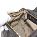 GIVENCHY Pandora Hand Bag Leather 2way Black Gold Auth bs29556-22