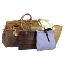 Jimmy Choo Miu Miu Etro Givenchy Bag Nylon PVC Straws 5Set Beige Auth bs29558-1