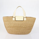 Jimmy Choo Miu Miu Etro Givenchy Bag Nylon PVC Straws 5Set Beige Auth bs29558-12