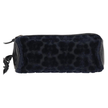 BOTTEGAVENETA 4 Hooks Pouch Leather Navy Auth bs29559 - 0