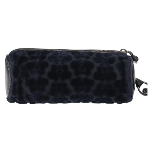 BOTTEGAVENETA 4 Hooks Pouch Leather Navy Auth bs29559
