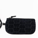 BOTTEGAVENETA 4 Hooks Pouch Leather Navy Auth bs29559-8