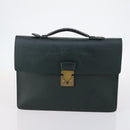 LOUIS VUITTON Monogram Taiga Hand Bag 2Set Green LV Auth bs29562-10