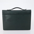 LOUIS VUITTON Monogram Taiga Hand Bag 2Set Green LV Auth bs29562-11