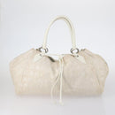 BVLGARI Logo Mania Hand Bag Canvas 2 Set Beige Brown Auth bs29563-2