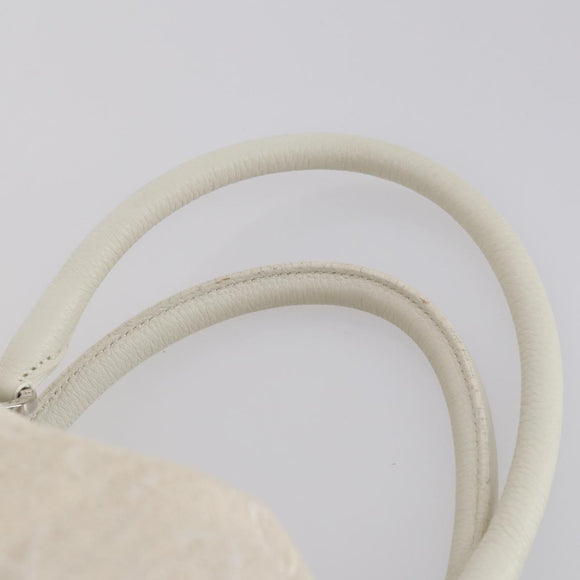 BVLGARI Logo Mania Hand Bag Canvas 2 Set Beige Brown Auth bs29563