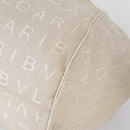 BVLGARI Logo Mania Hand Bag Canvas 2 Set Beige Brown Auth bs29563-8