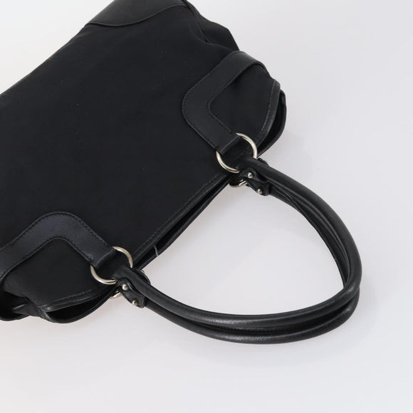 Salvatore Ferragamo Bag Leather Canvas 4Set Beige Black Navy Auth bs29564