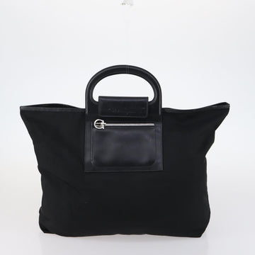 Salvatore Ferragamo Bag Leather Canvas 4Set Beige Black Navy Auth bs29564 - 0