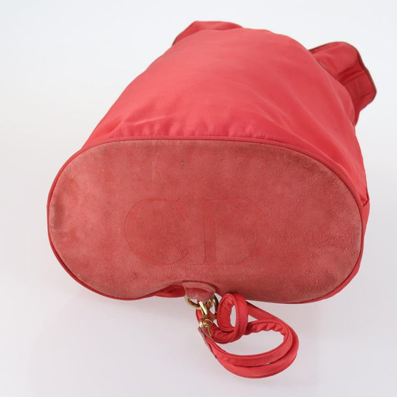 Christian Dior Honeycomb Bag Leather Nylon 4Set Red Black Navy Auth bs29565