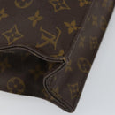 LOUIS VUITTON Monogram Sac Plat Hand Bag M51140 LV Auth bs29566-15