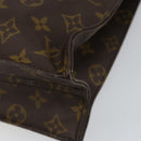 LOUIS VUITTON Monogram Sac Plat Hand Bag M51140 LV Auth bs29566-16