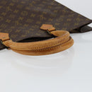 LOUIS VUITTON Monogram Sac Plat Hand Bag M51140 LV Auth bs29566-7