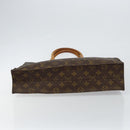 LOUIS VUITTON Monogram Sac Plat Hand Bag M51140 LV Auth bs29566-5