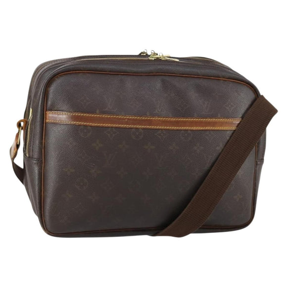 LOUIS VUITTON Monogram Reporter GM Shoulder Bag M45252 LV Auth bs29567