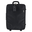 LOEWE Suitcase Nylon Black Silver Auth bs29570-13