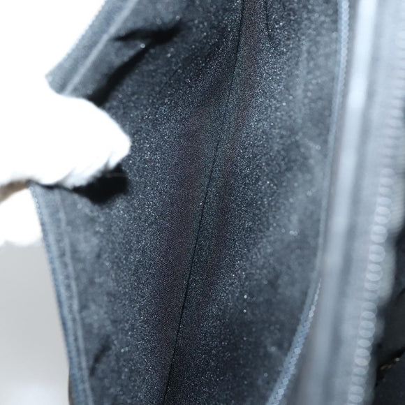 LOEWE Suitcase Nylon Black Silver Auth bs29570