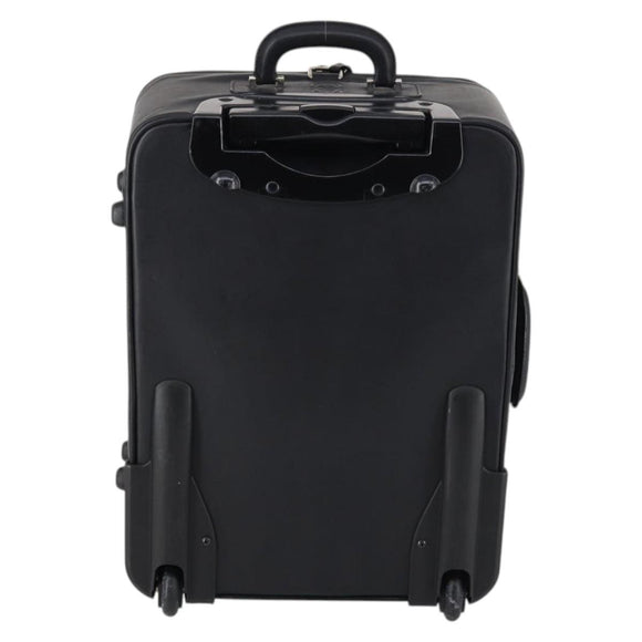 LOEWE Suitcase Nylon Black Silver Auth bs29570