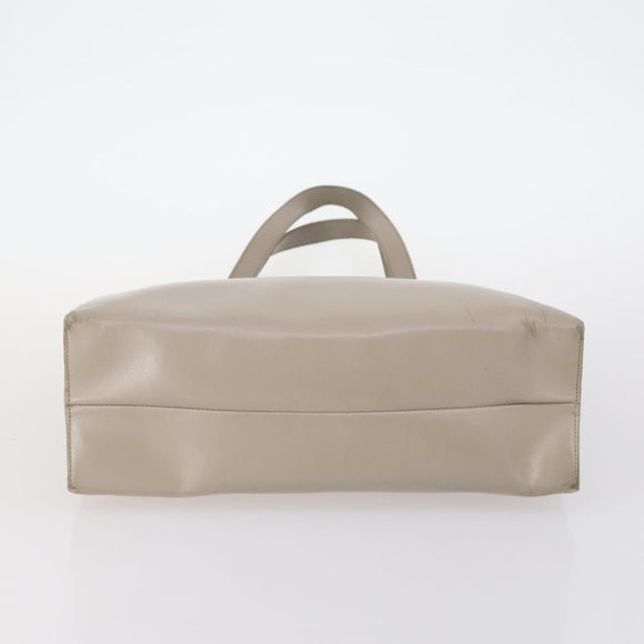 BURBERRY Tote Bag Leather 5Set Beige Brown Auth bs29571