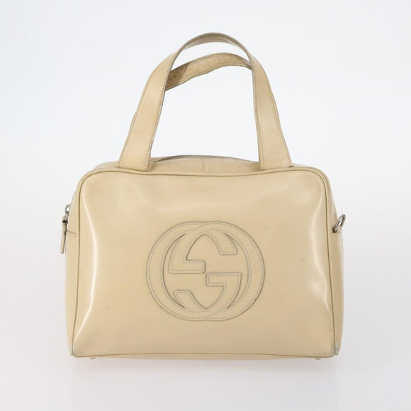 BURBERRY Tote Bag Leather 5Set Beige Brown Auth bs29571