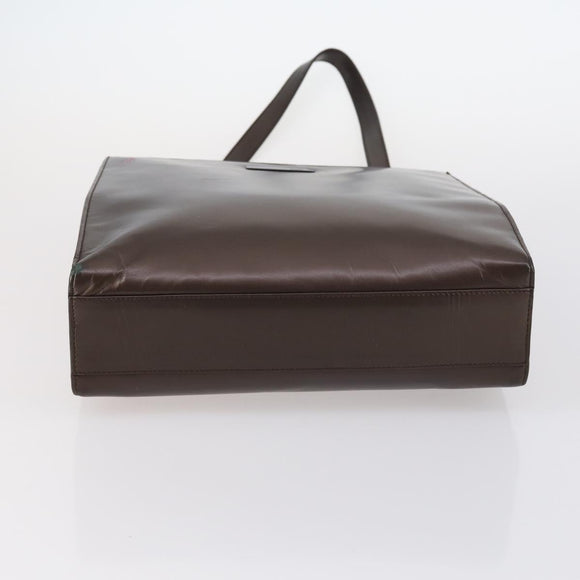 BURBERRY Tote Bag Leather 5Set Beige Brown Auth bs29571