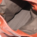 Chloe Tote Bag Leather Brown Gold Auth bs29573-11