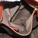 Chloe Tote Bag Leather Brown Gold Auth bs29573-21