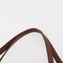 Chloe Tote Bag Leather Brown Gold Auth bs29573-8