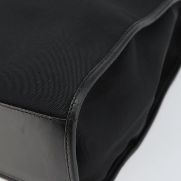 GUCCI Jackie Tote Bag Nylon Black Silver 002 1064 3444 Auth bs29574