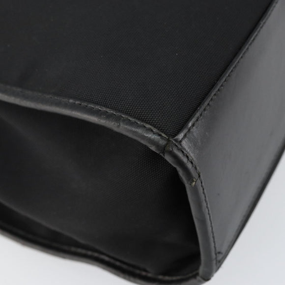 GUCCI Jackie Tote Bag Nylon Black Silver 002 1064 3444 Auth bs29574