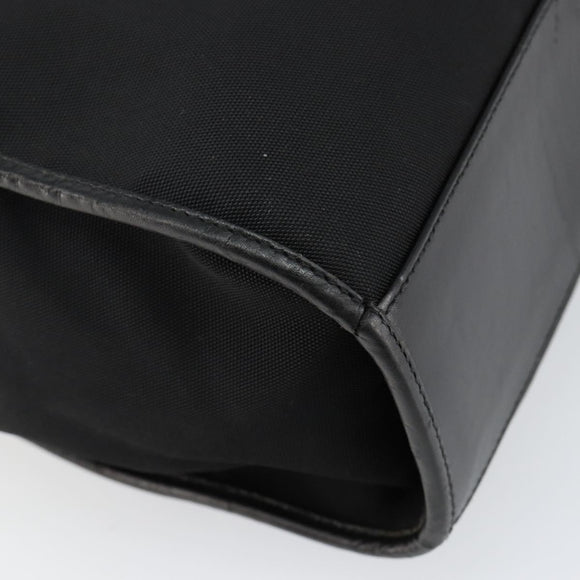 GUCCI Jackie Tote Bag Nylon Black Silver 002 1064 3444 Auth bs29574