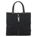 GUCCI Jackie Tote Bag Nylon Black Silver 002 1064 3444 Auth bs29574-13