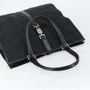 GUCCI Jackie Tote Bag Nylon Black Silver 002 1064 3444 Auth bs29574-6