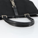 GUCCI Jackie Tote Bag Nylon Black Silver 002 1064 3444 Auth bs29574-7
