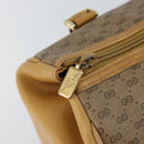GUCCI Micro GG Supreme Mini Boston Bag PVC Beige Gold Auth bs29576-16