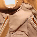 GUCCI Micro GG Supreme Mini Boston Bag PVC Beige Gold Auth bs29576-20