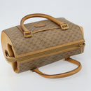 GUCCI Micro GG Supreme Mini Boston Bag PVC Beige Gold Auth bs29576-6