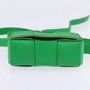 BOTTEGA VENETA MAXI INTRECCIATO candy Cassette Bag Leather Green Auth bs29580-5