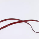 Chloe 2way Pouch Enamel Red Gold Auth bs29581-15