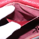 Chloe 2way Pouch Enamel Red Gold Auth bs29581-23