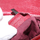 Chloe 2way Pouch Enamel Red Gold Auth bs29581-12