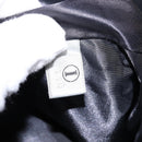 Gianni Versace Sunface Hand Bag Leather 2way Beige Gold Auth bs29583-22