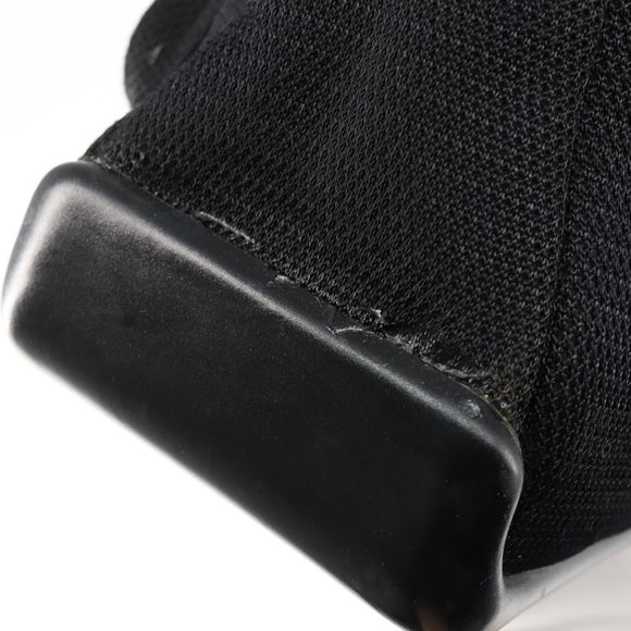 PRADA Sports Shoulder Bag Canvas Black Silver Auth bs29584