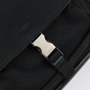 PRADA Sports Shoulder Bag Canvas Black Silver Auth bs29584-20