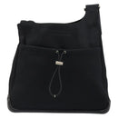 PRADA Sports Shoulder Bag Canvas Black Silver Auth bs29584-2