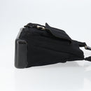 PRADA Sports Shoulder Bag Canvas Black Silver Auth bs29584-3